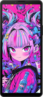 Силиконовый чехол Аниме милаха для Sony Xperia 10 VI - 6314u-3976 изображение 