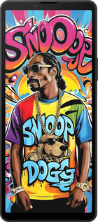 Силиконовый чехол Снуп дог для Sony Xperia 10 VI - 6348u-3976 изображение 