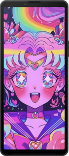 Силиконовый чехол Сейлор Мун 3 для Sony Xperia 10 VI - 6352u-3976 изображение 