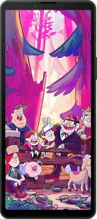 Силиконовый чехол Гравити Фолз для Sony Xperia 10 VI - 6365u-3976 изображение 