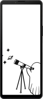 Силиконовый чехол Привидение астроном для Sony Xperia 10 VI - 6444u-3976 изображение 