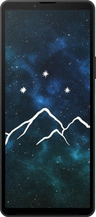 Силіконовий чехол Гори та зірки намальовані на тлі галактики для Sony Xperia 10 VI - 6490u-3976 изображение 