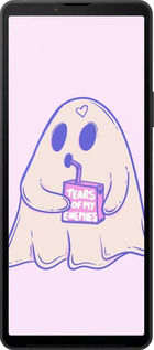 Силиконовый чехол Милый призрак для Sony Xperia 10 VI - 6507u-3976 изображение 