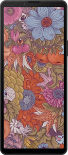 Силиконовый чехол Абстрактные цветы для Sony Xperia 10 VI - 6526u-3976 изображение 