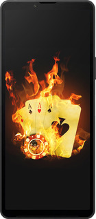 Силиконовый чехол Горящие карты для Sony Xperia 10 VI - 839u-3976 изображение 