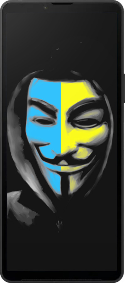 Силіконовий чехол Український анонімус для Sony Xperia 10 VI - 1062u-3976 изображение 