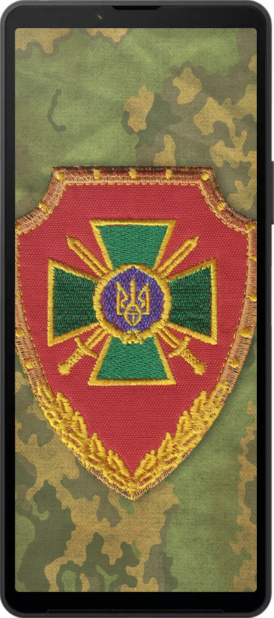 Силиконовый чехол Пограничная служба Украины для Sony Xperia 10 VI - 1091u-3976 изображение 