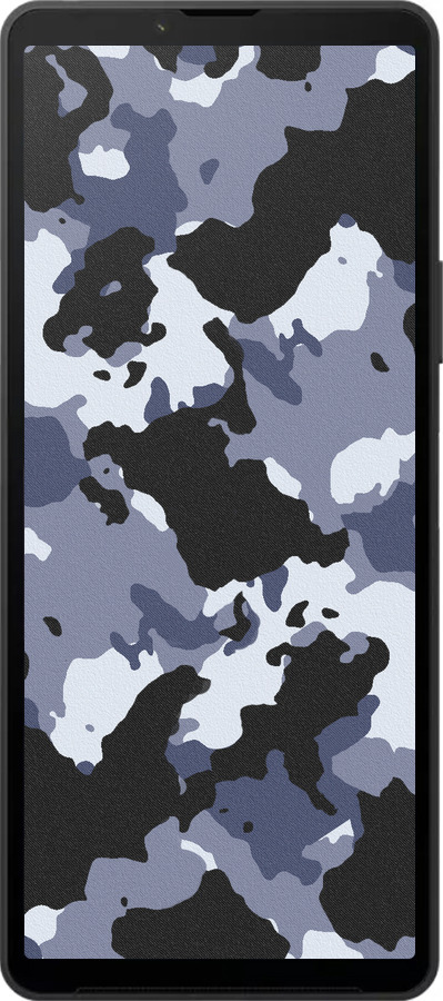 Силиконовый чехол Камуфляж v4 для Sony Xperia 10 VI - 1182u-3976 изображение 