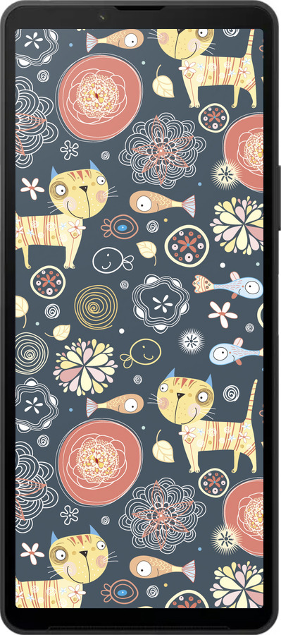 Силиконовый чехол Котята v4 для Sony Xperia 10 VI - 1224u-3976 изображение 