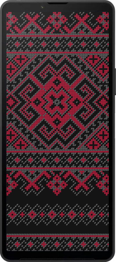 Силиконовый чехол Вышиванка 52 для Sony Xperia 10 VI - 1763u-3976 изображение 