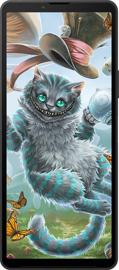 Силіконовий чехол Чеширський Кіт 2 для Sony Xperia 10 VI - 3993u-3976 изображение 