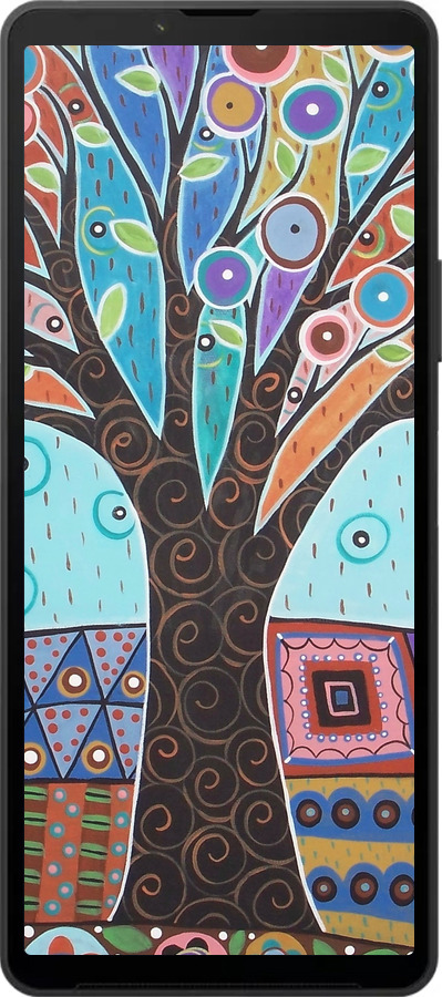 Силіконовий чехол Арт-дерево для Sony Xperia 10 VI - 4008u-3976 изображение 