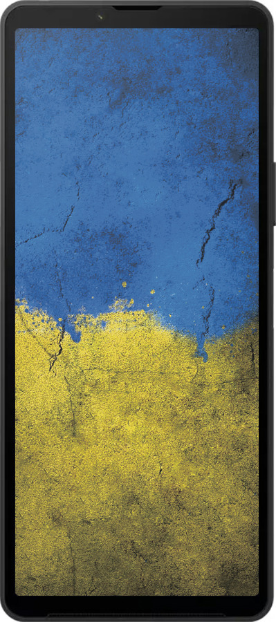 Силиконовый чехол Флаг Украины 2 для Sony Xperia 10 VI - 401u-3976 изображение 