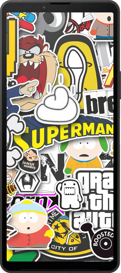 Силіконовий чехол Popular logos для Sony Xperia 10 VI - 4023u-3976 изображение 