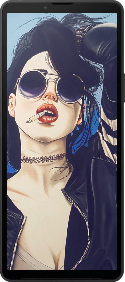 Силиконовый чехол Девушка на стиле для Sony Xperia 10 VI - 4151u-3976 изображение 