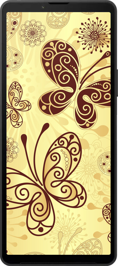 Силиконовый чехол Красивые бабочки для Sony Xperia 10 VI - 4170u-3976 изображение 
