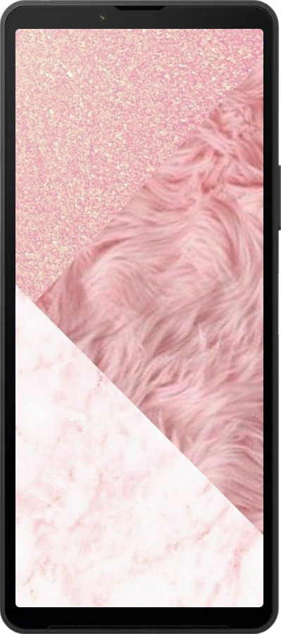 Силиконовый чехол Розовые текстуры для Sony Xperia 10 VI - 4343u-3976 изображение 