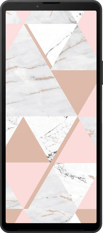 Силиконовый чехол Мраморная симметрия для Sony Xperia 10 VI - 4344u-3976 изображение 