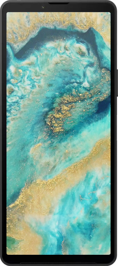 Силиконовый чехол Green marble для Sony Xperia 10 VI - 4365u-3976 изображение 