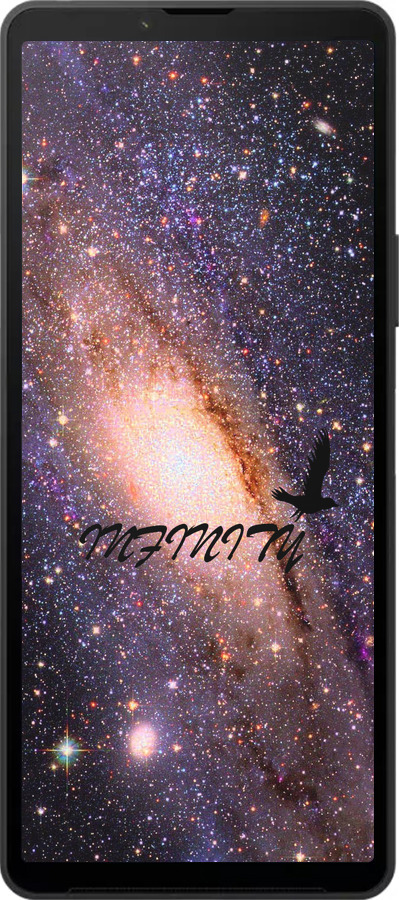 Силиконовый чехол Бесконечность для Sony Xperia 10 VI - 4390u-3976 изображение 