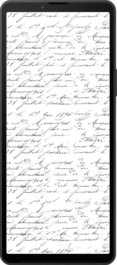 Силиконовый чехол Прописной шрифт для Sony Xperia 10 VI - 4475u-3976 изображение 