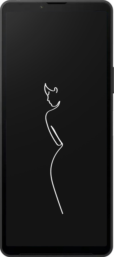 Силиконовый чехол Силуэт1 для Sony Xperia 10 VI - 4590u-3976 изображение 