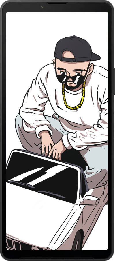 Силіконовий чехол Тачка для Sony Xperia 10 VI - 4663u-3976 изображение 