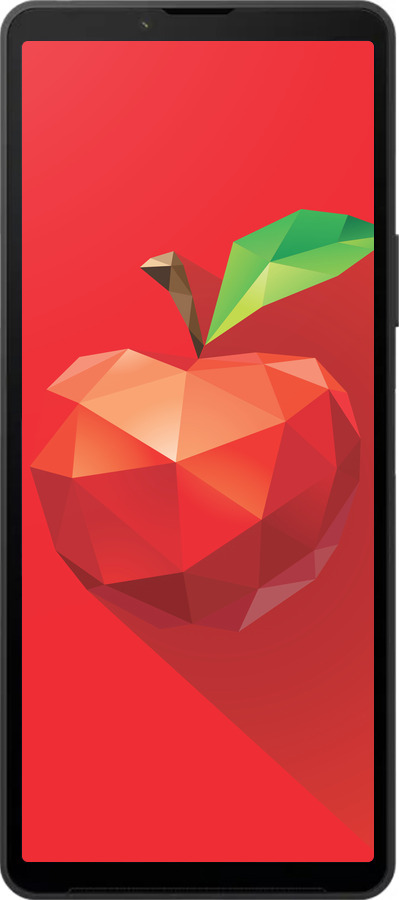 Силіконовий чехол Яблуко для Sony Xperia 10 VI - 4696u-3976 изображение 