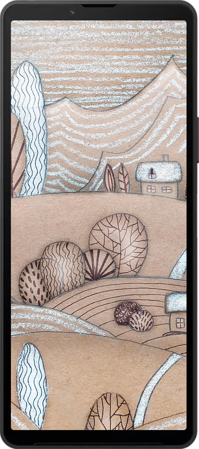 Силиконовый чехол Сказочные холмы для Sony Xperia 10 VI - 4749u-3976 изображение 