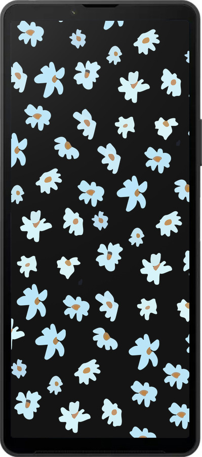 Силиконовый чехол Цветочный для Sony Xperia 10 VI - 4900u-3976 изображение 