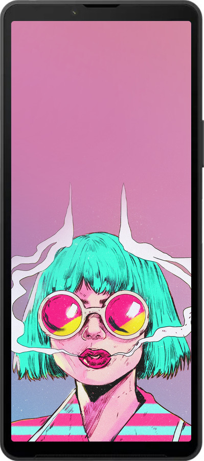 Силиконовый чехол Поп арт девушка для Sony Xperia 10 VI - 5378u-3976 изображение 