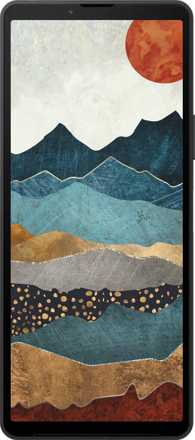 Силиконовый чехол Закат горы для Sony Xperia 10 VI - 5434u-3976 изображение 