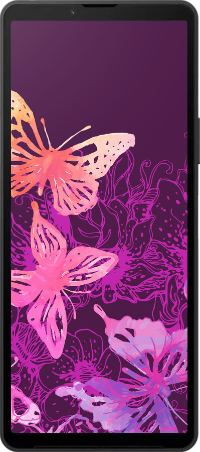 Силиконовый чехол Бабочки v2 для Sony Xperia 10 VI - 5475u-3976 изображение 