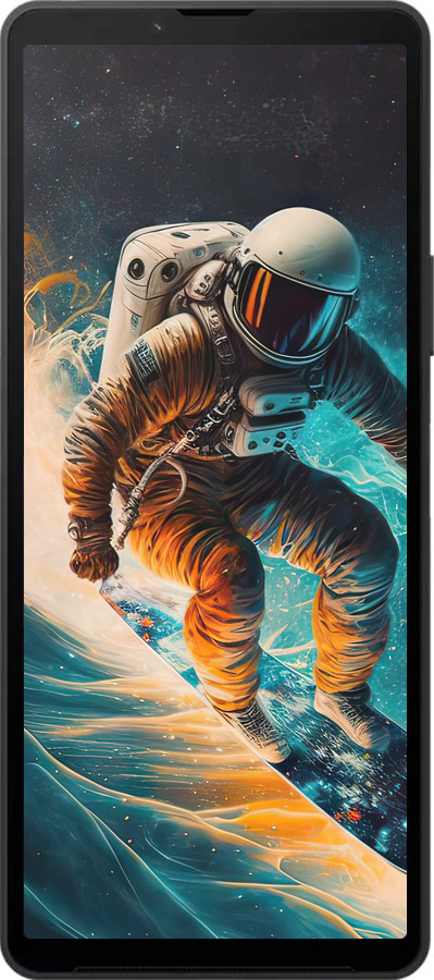 Силиконовый чехол Сноубордист для Sony Xperia 10 VI - 5604u-3976 изображение 