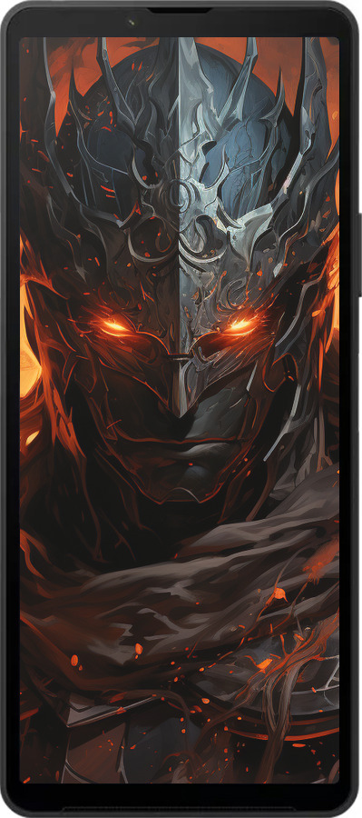 Силиконовый чехол Темный рыцарь для Sony Xperia 10 VI - 5650u-3976 изображение 