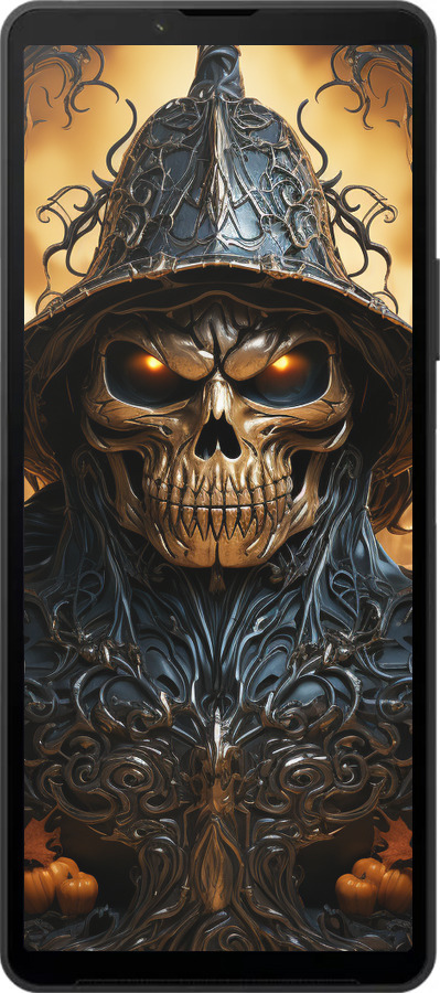 Силиконовый чехол Череп 2 для Sony Xperia 10 VI - 5652u-3976 изображение 