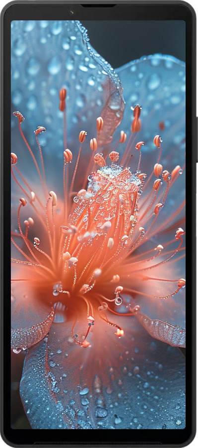 Силиконовый чехол Роса на цветке для Sony Xperia 10 VI - 6039u-3976 изображение 