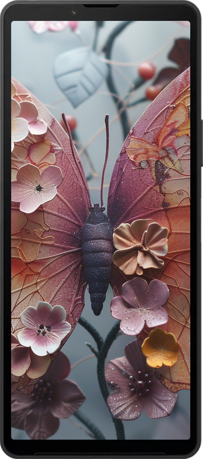 Силиконовый чехол Fairy Butterfly для Sony Xperia 10 VI - 6048u-3976 изображение 