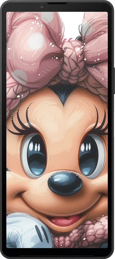 Силіконовий чехол Мінні Маус з бантиком для Sony Xperia 10 VI - 6055u-3976 изображение 