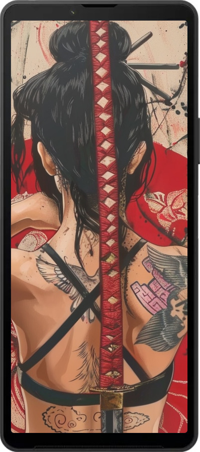 Силиконовый чехол Тайна катаны для Sony Xperia 10 VI - 6074u-3976 изображение 