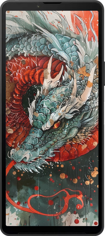 Силиконовый чехол Стихия огня для Sony Xperia 10 VI - 6101u-3976 изображение 