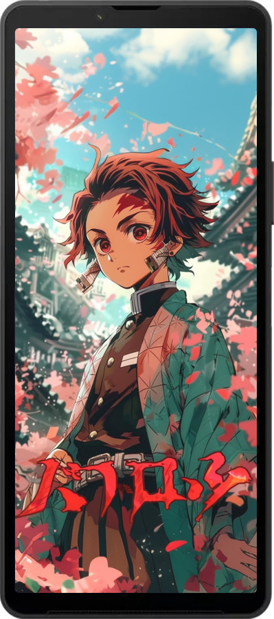 Силиконовый чехол Tanjiro Kamado для Sony Xperia 10 VI - 6132u-3976 изображение 