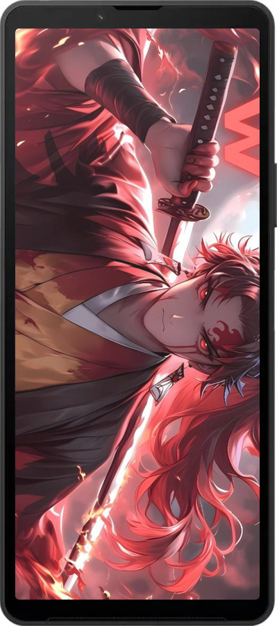 Силиконовый чехол Аниме воин для Sony Xperia 10 VI - 6281u-3976 изображение 