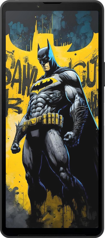 Силиконовый чехол Бетмен для Sony Xperia 10 VI - 6290u-3976 изображение 