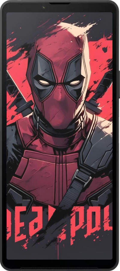 Силіконовий чехол Дедпул для Sony Xperia 10 VI - 6293u-3976 изображение 