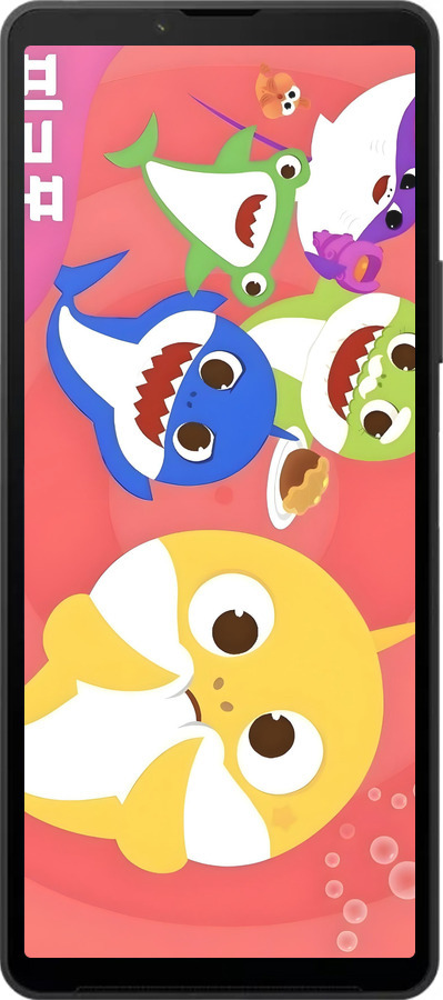 Силиконовый чехол Бейби Шаркс для Sony Xperia 10 VI - 6305u-3976 изображение 