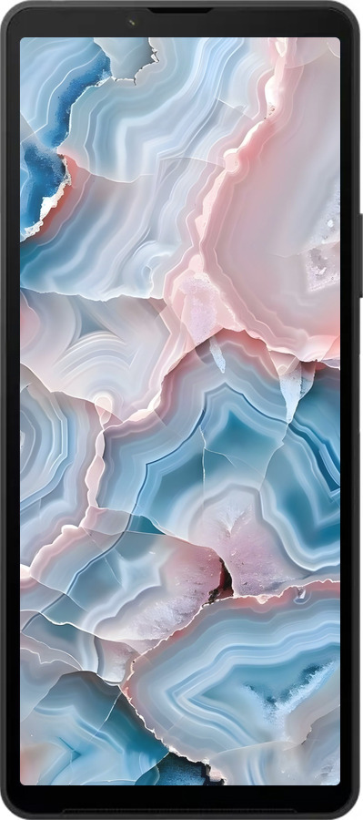 Силиконовый чехол Мрамор для Sony Xperia 10 VI - 6306u-3976 изображение 