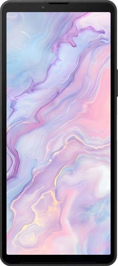 Силиконовый чехол Нежный мрамор для Sony Xperia 10 VI - 6310u-3976 изображение 