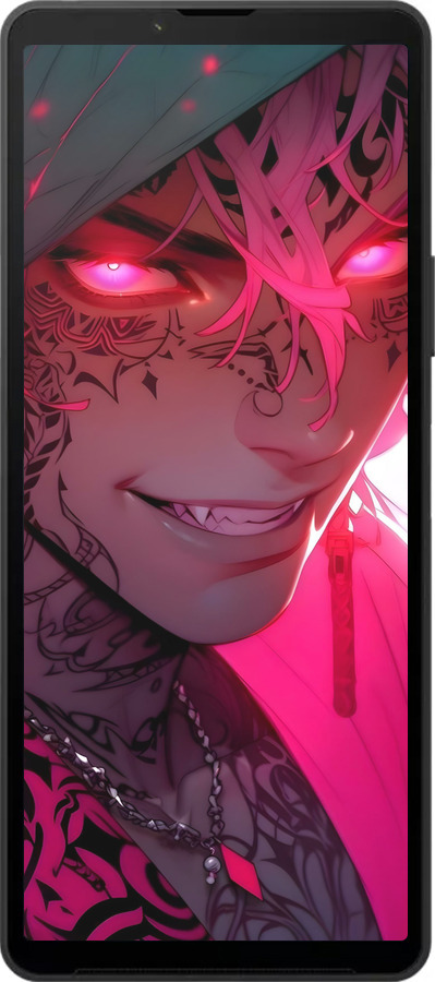 Силиконовый чехол Аниме демон 3 для Sony Xperia 10 VI - 6313u-3976 изображение 