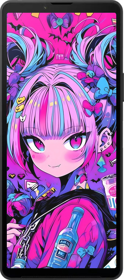 Силиконовый чехол Аниме милаха для Sony Xperia 10 VI - 6314u-3976 изображение 